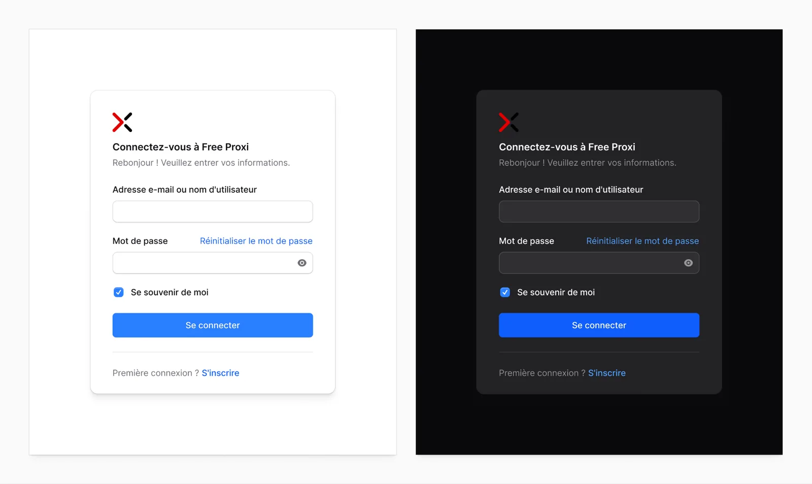Light and dark mode
